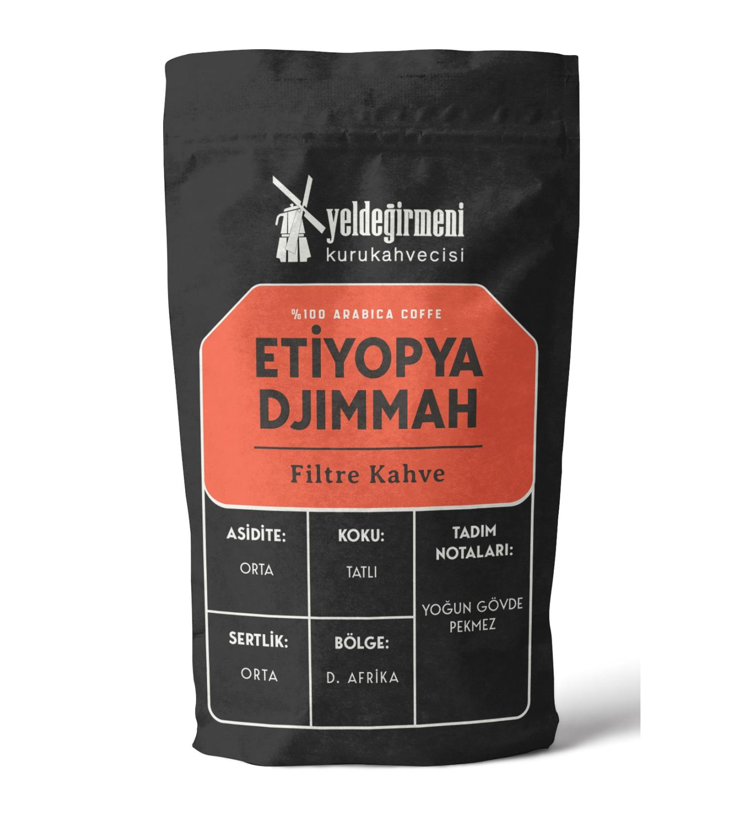 Yelde irmeni Kurukahvecisi Ethiopia Djimmah Filter Coffee 250 gr