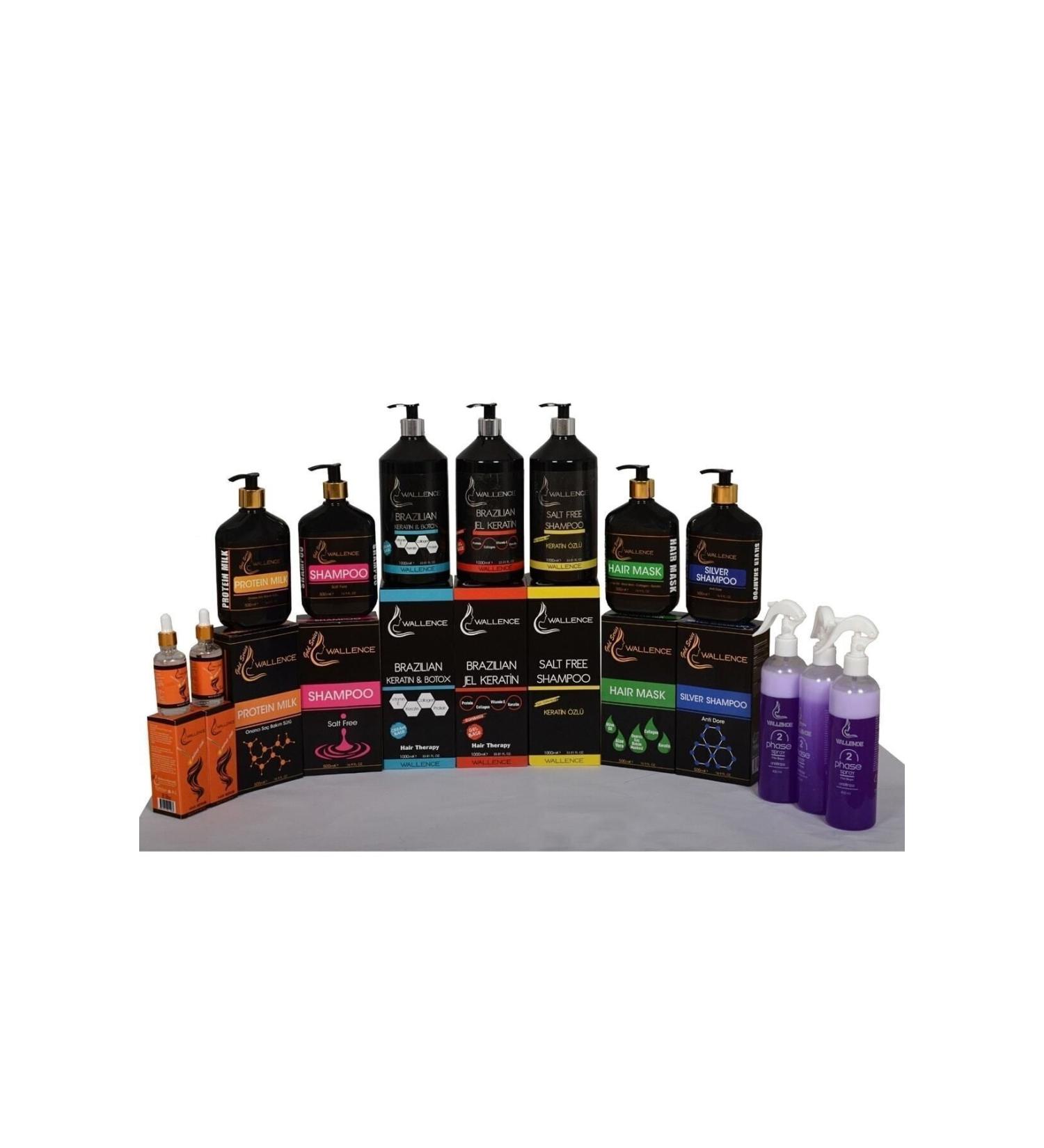 Cukurova Trade Wallence Keratin Essence Salt Free Shampoo