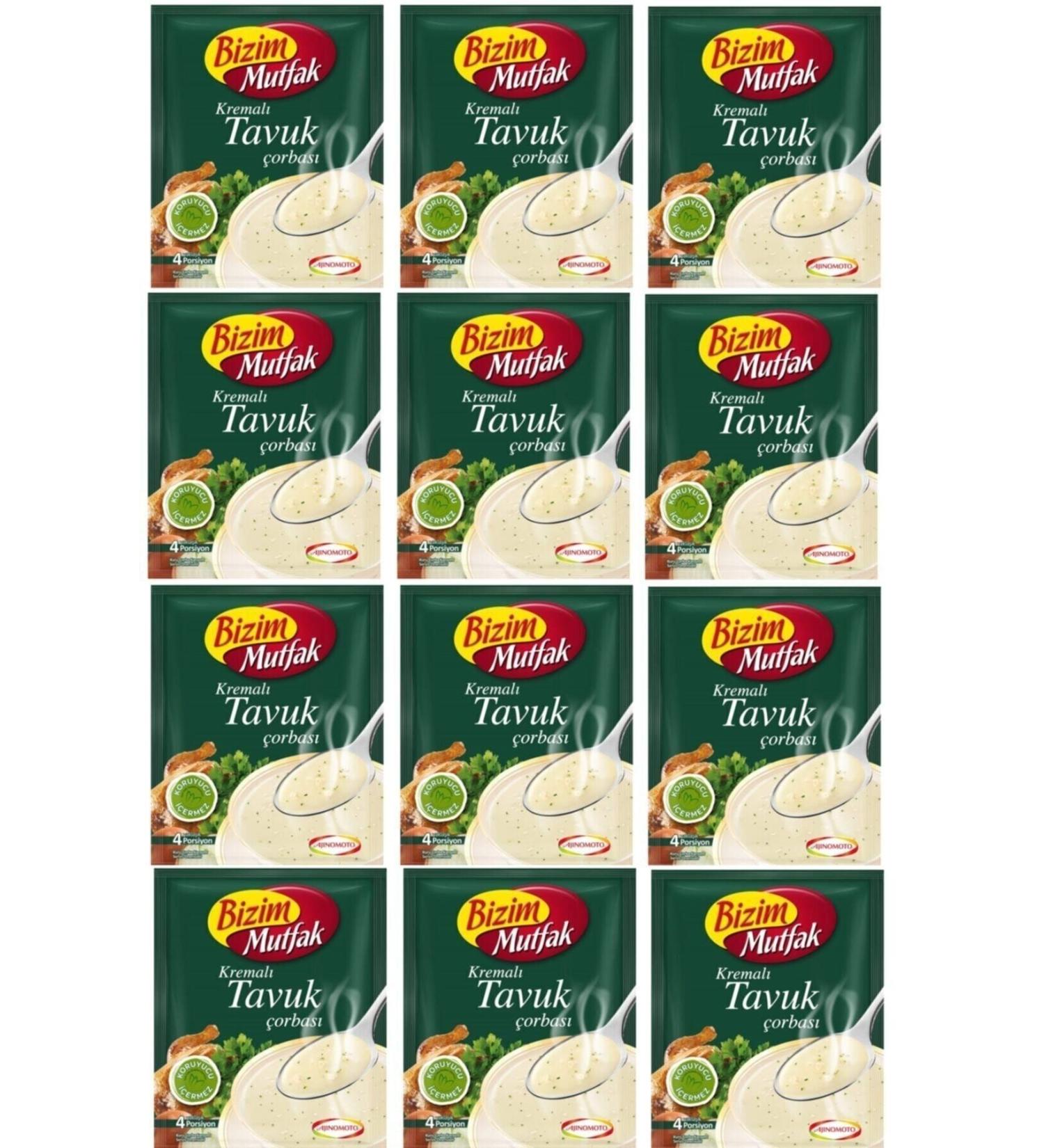 Bizim Mutfak Creamy Chicken Soup 62 Gr X 9 Pieces