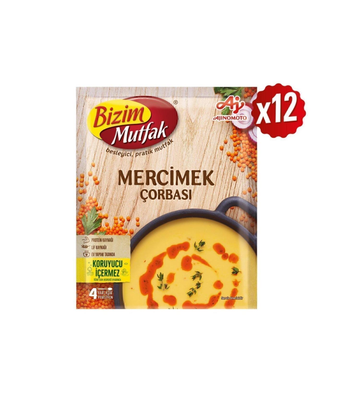 Bizim Mutfak Creamy Chicken Soup 62 Gr X 12 Pieces