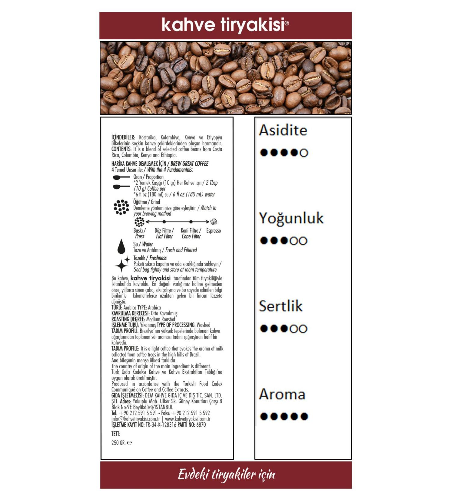 Dagk Ethiopian Filter Coffee 200g Tnk (GROUND) - Buy Online on GoSupps.com