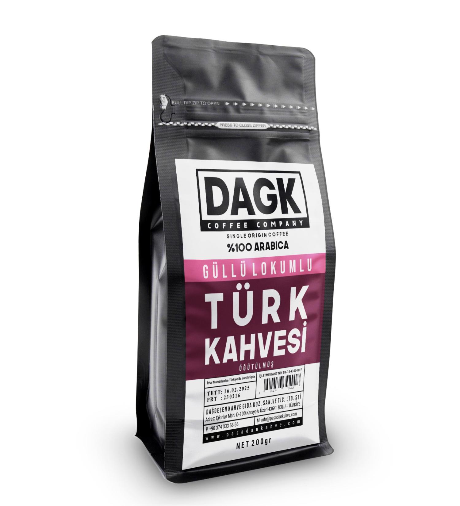 Dagk Rose Turkish Coffee with Turkish Delight 200g (FLAVOURED) - Buy Online on GoSupps.com
