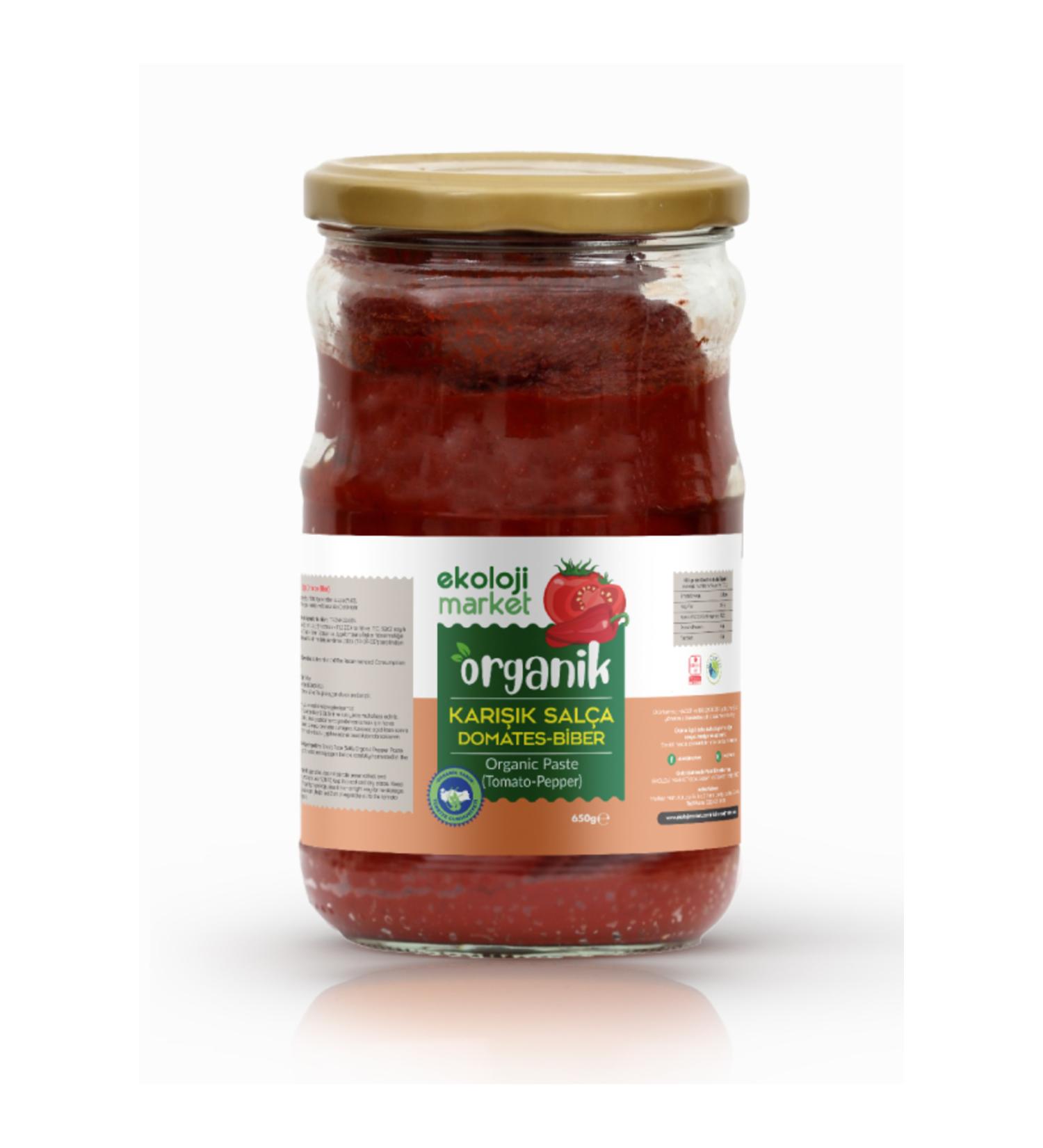 Ecology Market Ecology Tomato Pepper Paste 660 gr - Buy Online on GoSupps.com