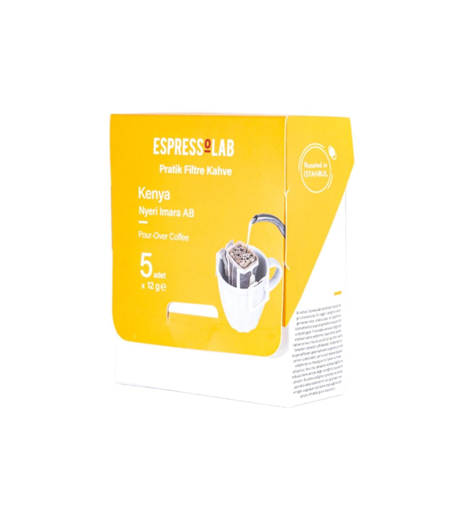 Espressolab Practical Filter Coffee - Kenya Nyeri Imara Ab 5 Pieces - Buy Online on GoSupps.com