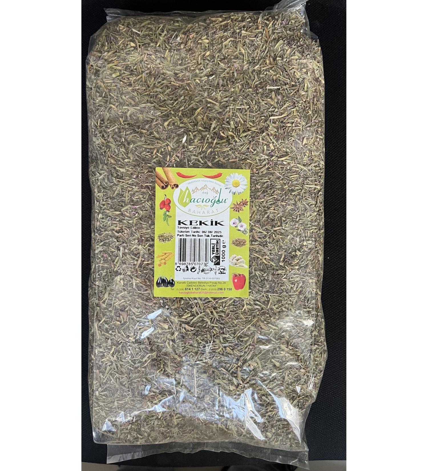 Hac o lu Spice Hatay Local Thyme Zahter 1 Kg / 1000 gr