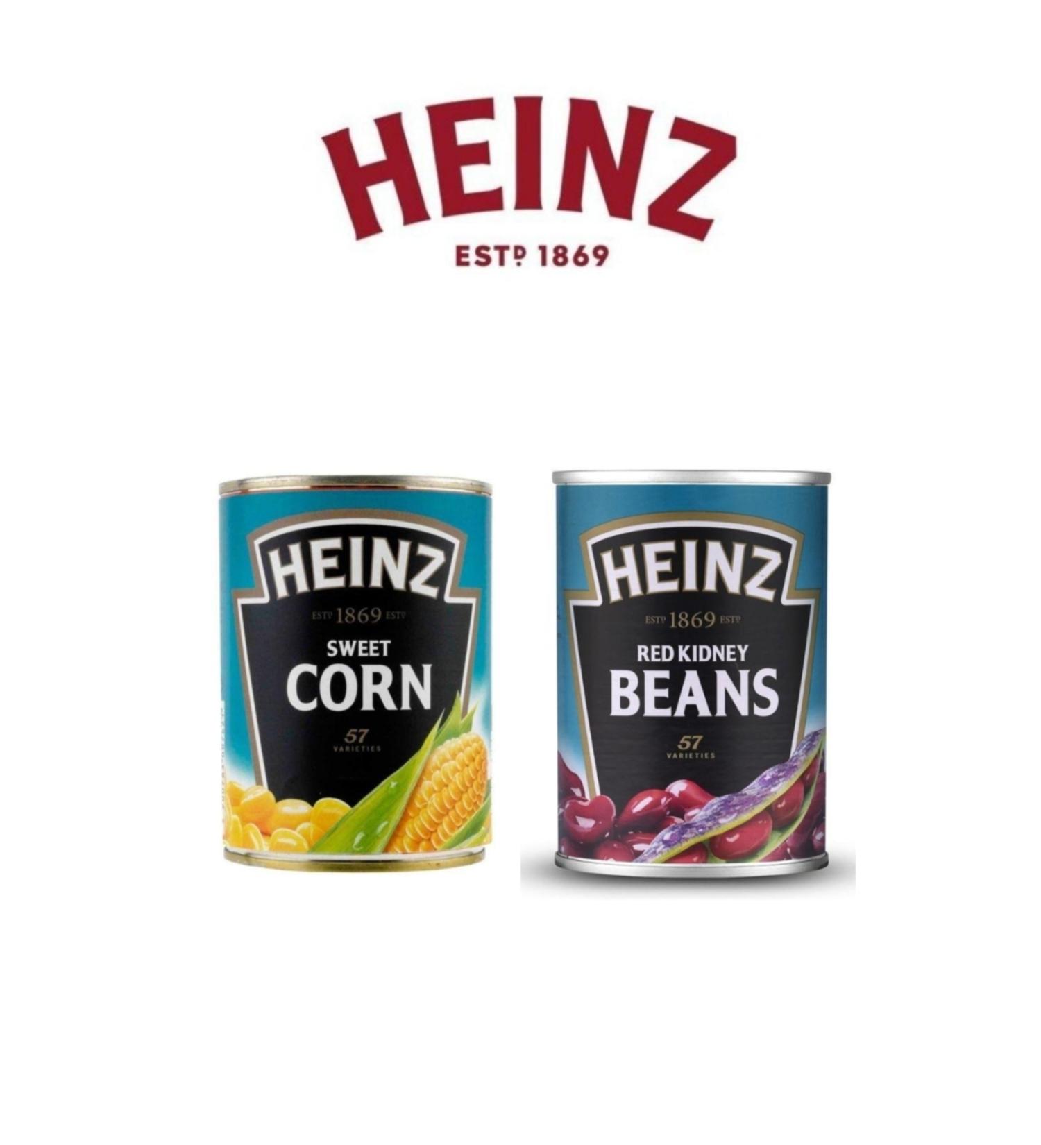 Heinz Mexican Red Beans 400 Gr + Corn Kernel 400 Gr