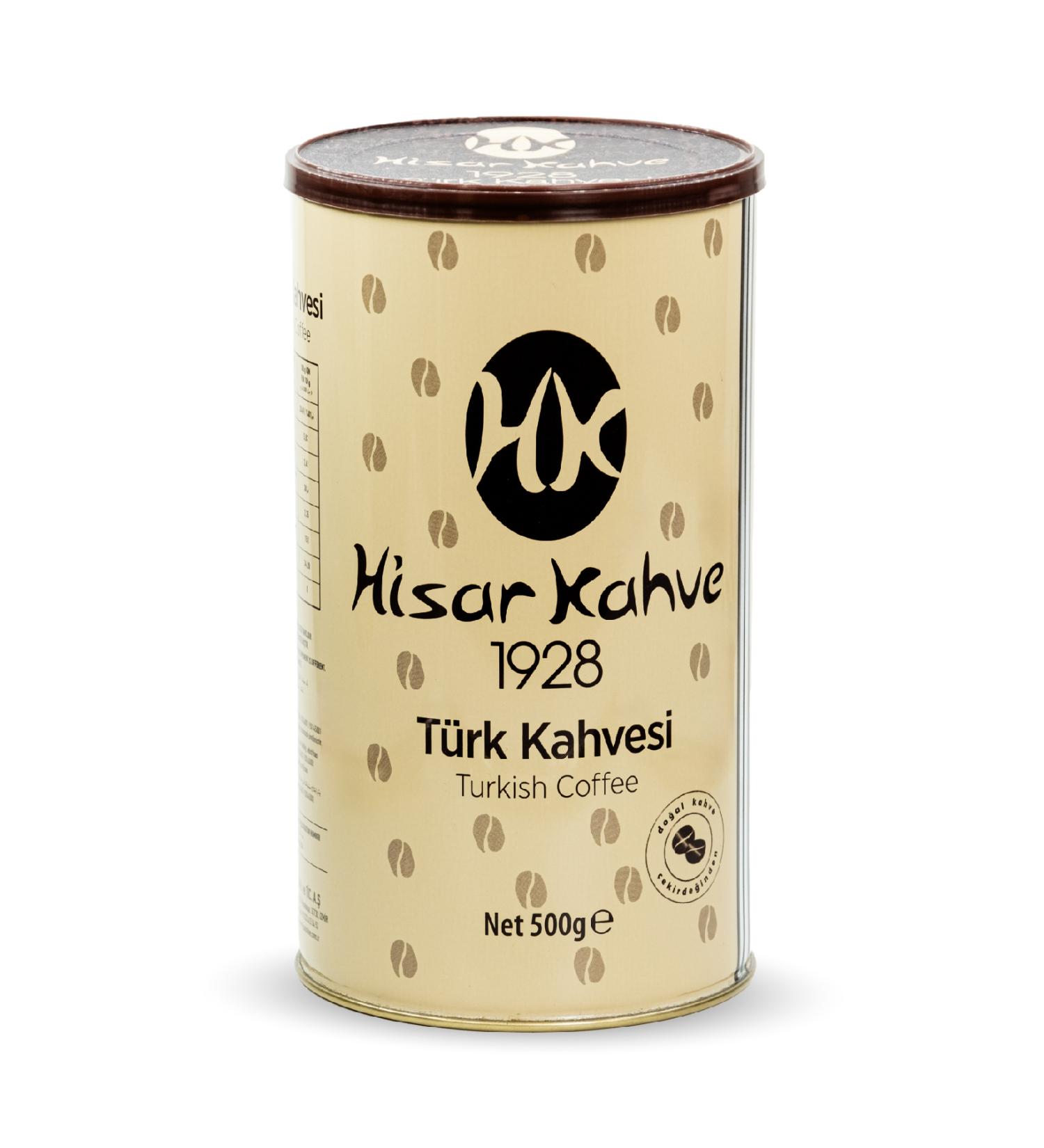 Hisar Coffee Hisar Turkish Coffee Tin 500 gr