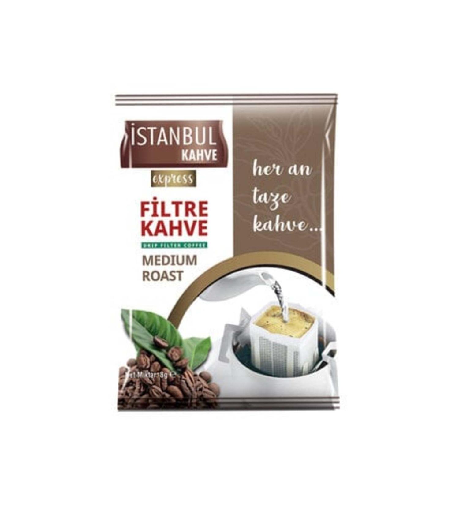 Istanbul Coffee Express Filter Coffee Medium Roast 8 G (12 PIECES)