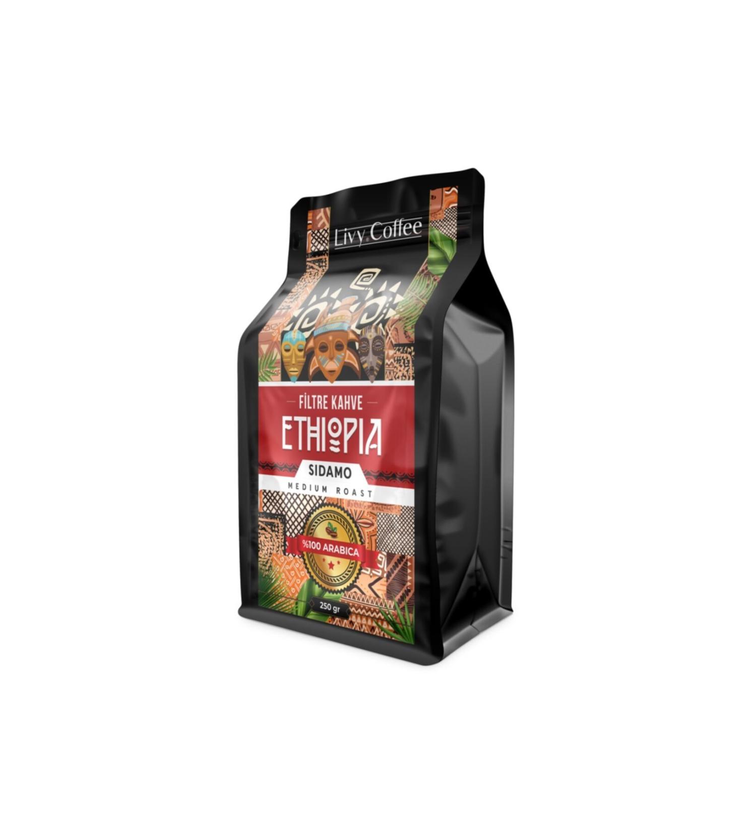 Livy Coffee Ethiopia Sidamo Local Filter Coffee 250 gr