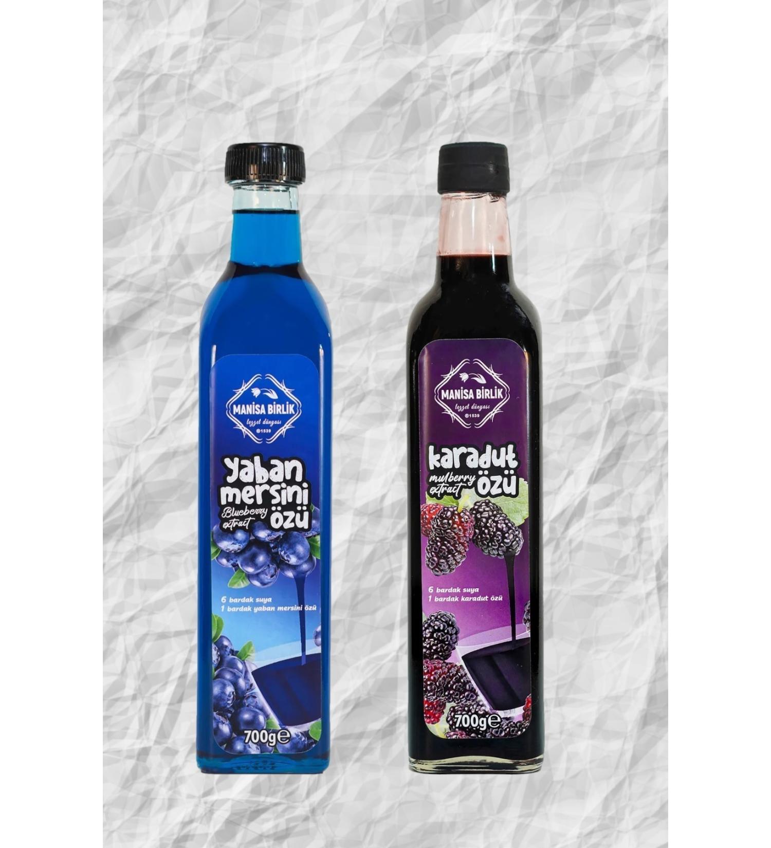 MAN SA B RL K Black Mulberry Extract 700 Ml (concentrate) + Blueberry Extract 700 Ml - Buy Online on GoSupps.com