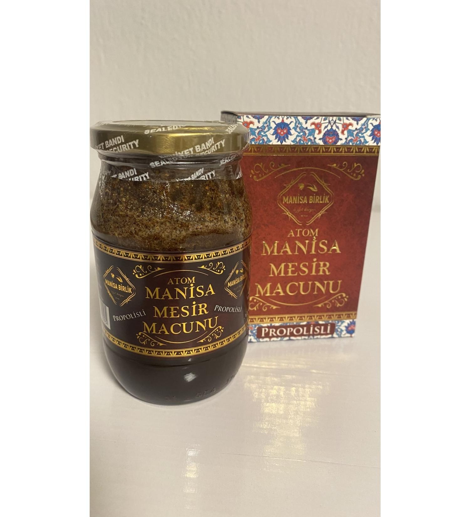 Manisabirliktezzet Atom Manisa Mesir Paste 400g with Propolis