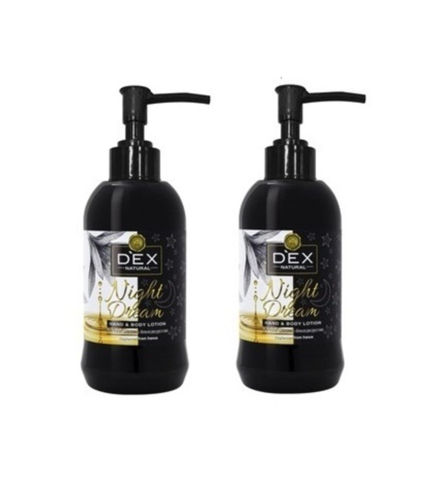 Dex Night Natural Hand and Body Lotion 250ml * 2 Pieces