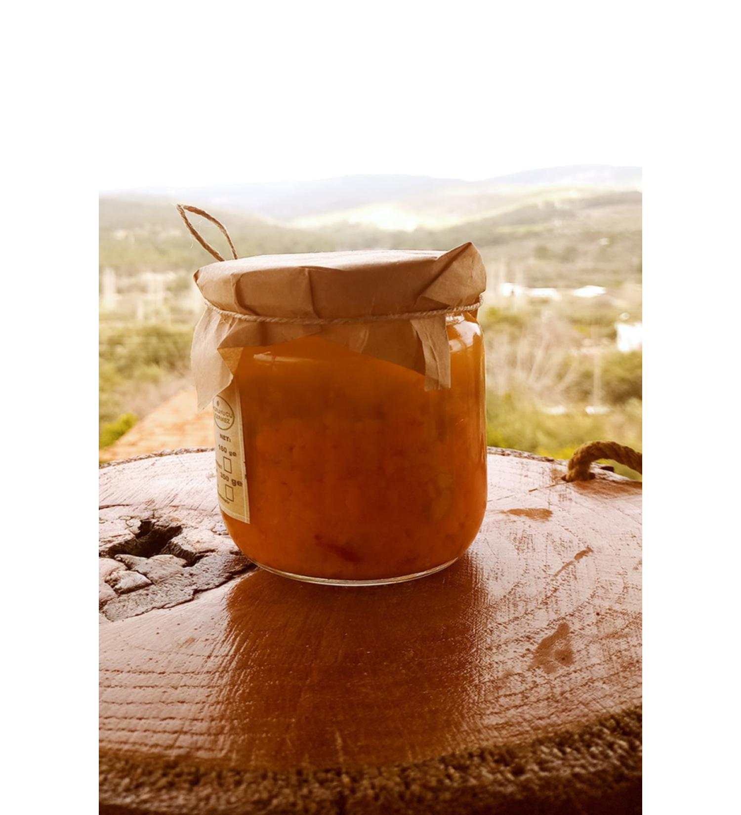Memleket Farm Mixed Tomato-Pepper Paste 600 gr Dessert Glass Jar