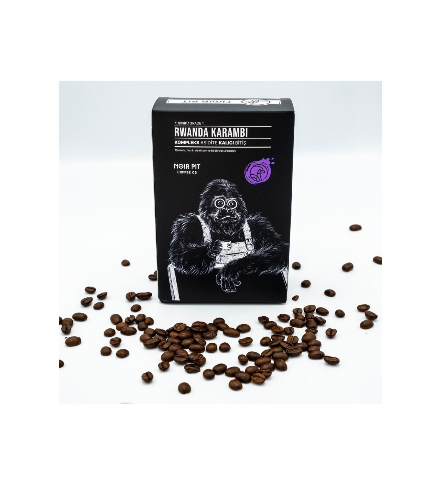 Noir Pit Coffee Co. Noir Pit Rwanda Grade1 Bean Coffee 250 Gr. - Buy Online on GoSupps.com