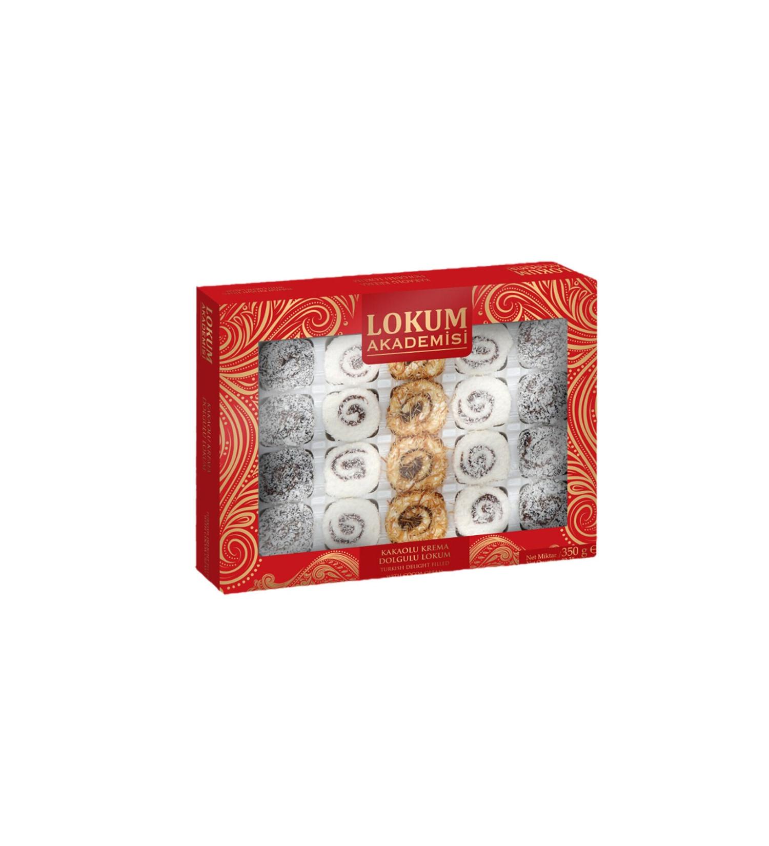 Turkish Delight Academy Cocoa Cream Filled Turkish Delight 350G