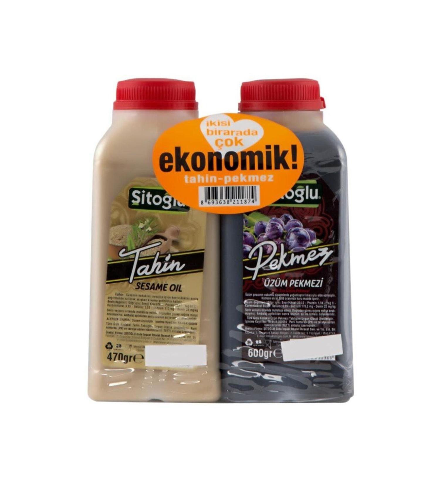 TO LU Pekmezim Tahini-Molasses Set 600+470 gr
