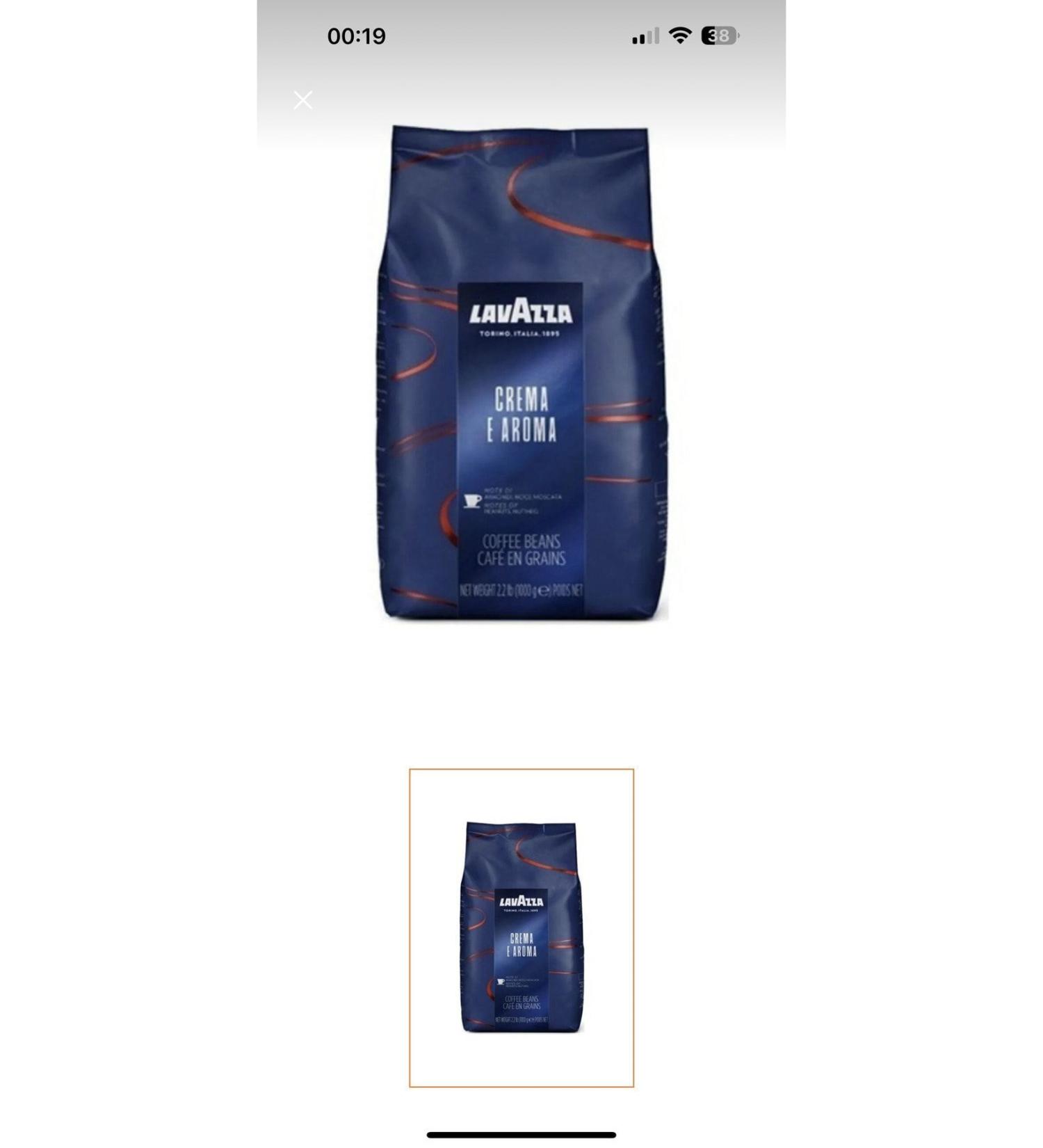 SOHO ACCESSORY Lavazza Crema E Aroma Espresso Bean Coffee 1000 gr