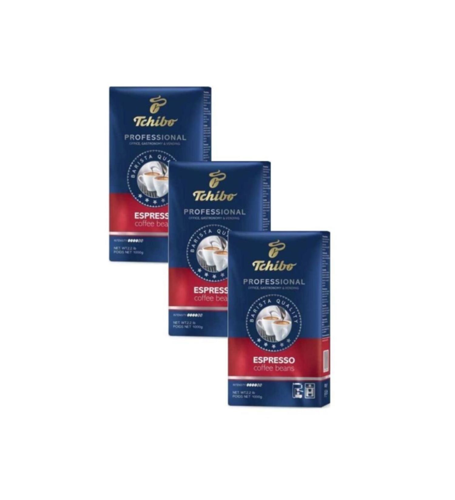 Tchibo Professional Espresso Bean Coffee 1kg X3