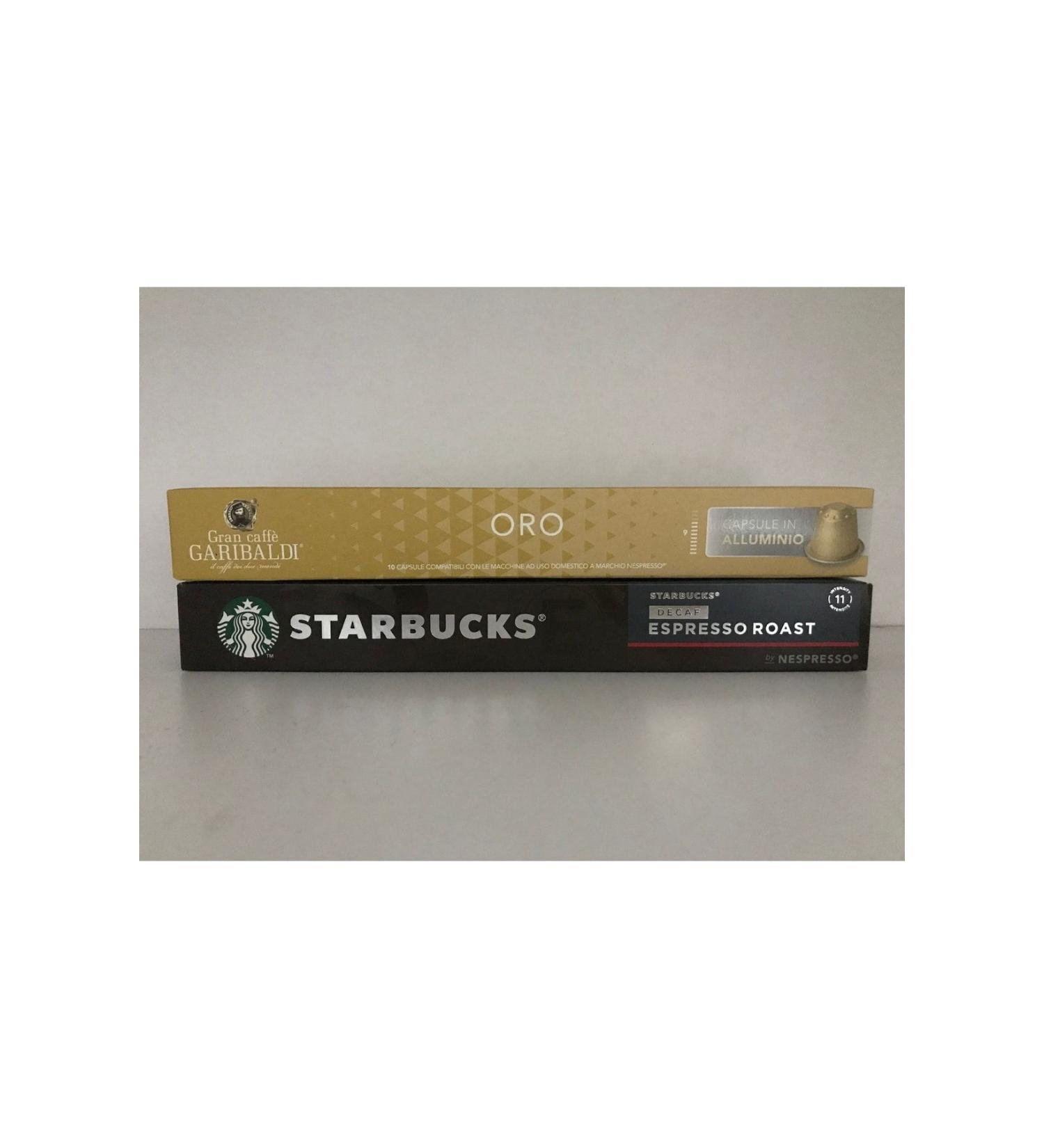 Starbucks Nespresso Compatible Colombia & Gran Oro Capsule Coffee 20 Capsules
