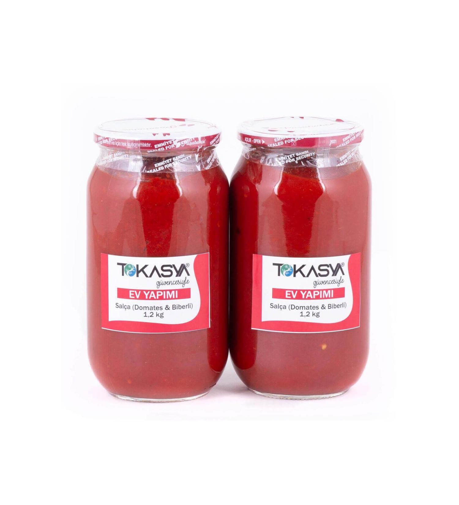 tokasya Homemade Hatay Sun Dried Tomato Paste 1 kg (4 Jars)