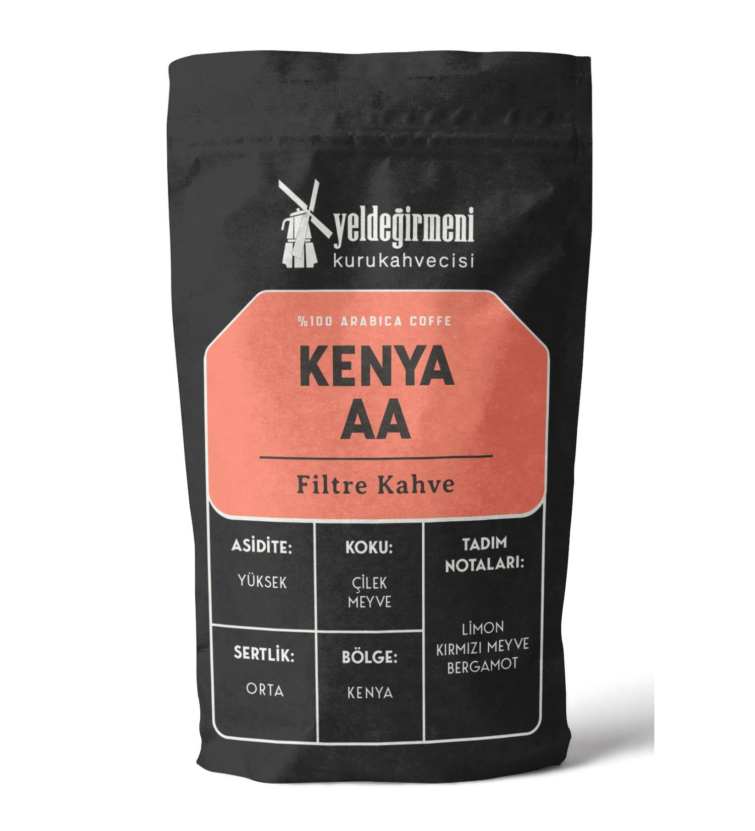 Yelde irmeni Kurukahvecisi Kenya Aa Filter Coffee 250 gr