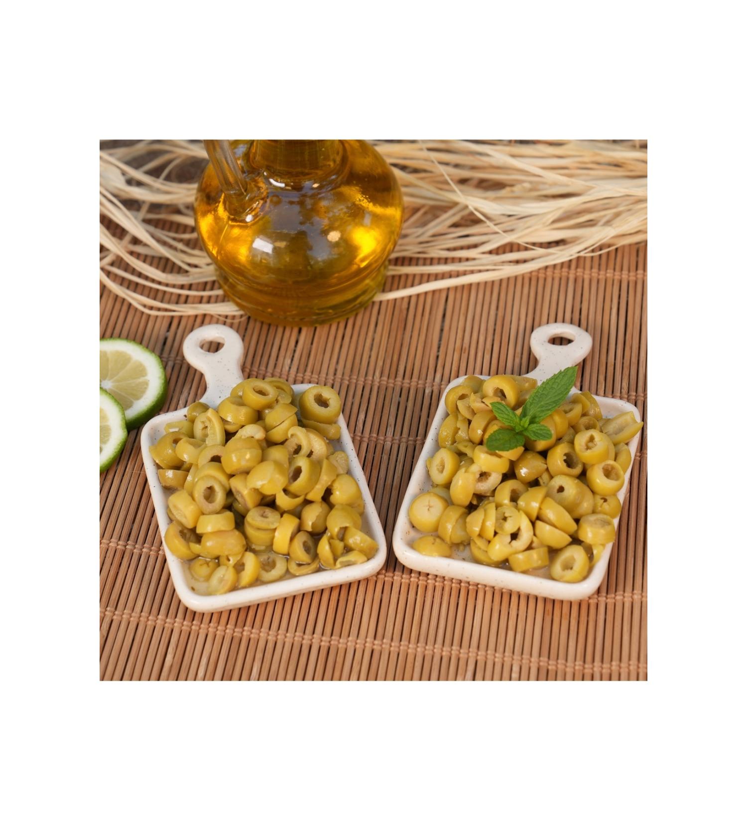 Cem Zeytin SLICED GREEN OLIVES (1kg)