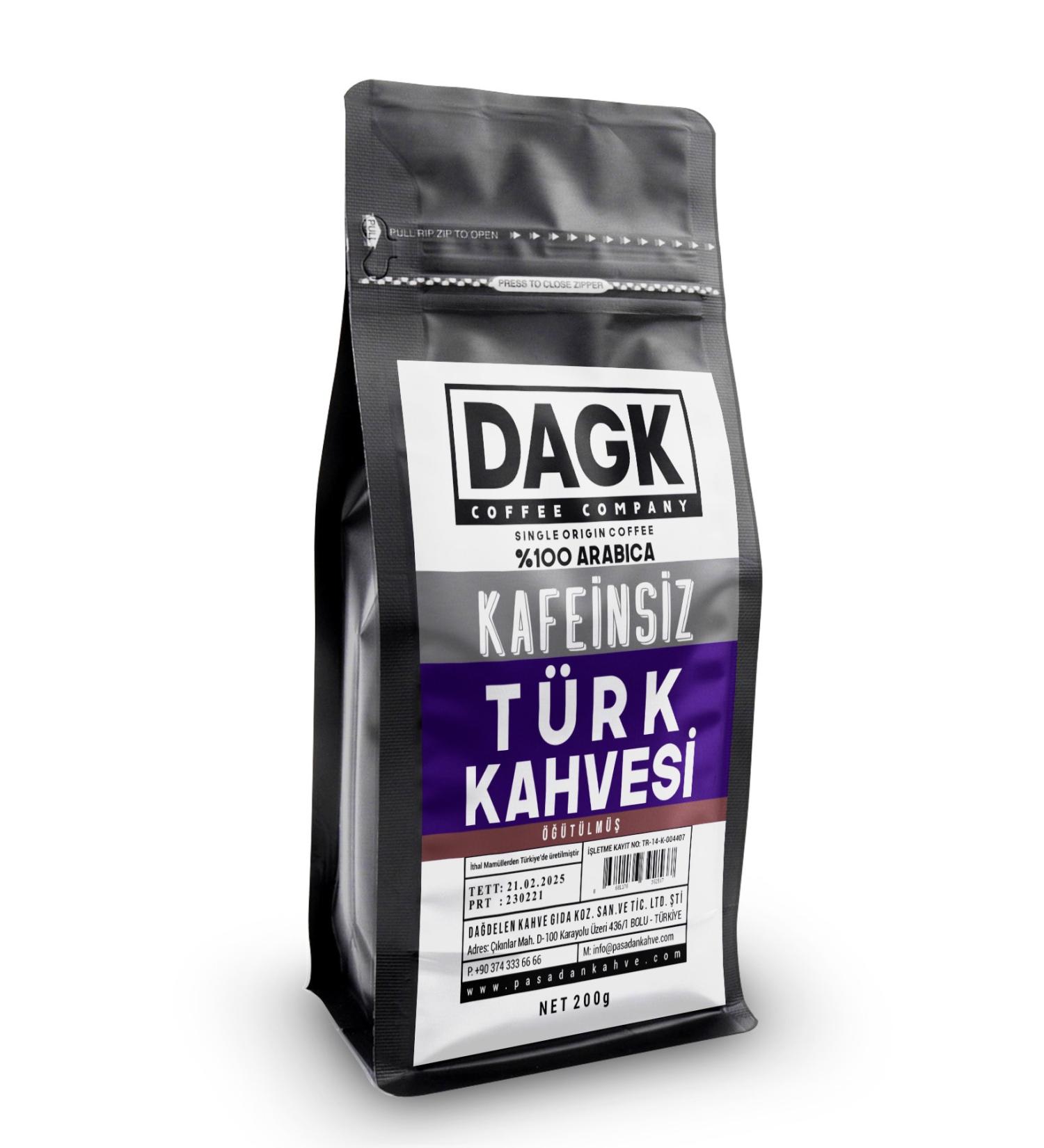 Dagk Decaffeinated Turkish Coffee 200gr - Buy Online on GoSupps.com