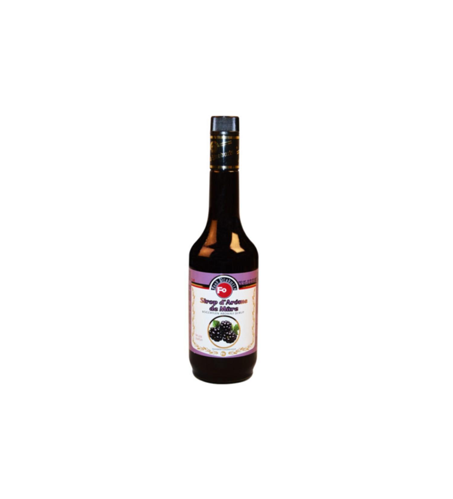 FO Black Mulberry Flavored Cocktail Syrup 700 ml