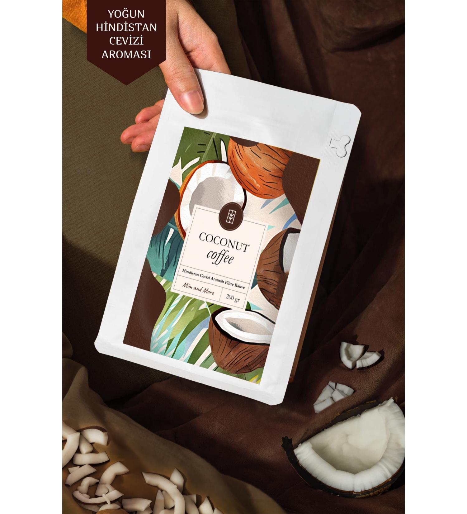 Mim and More Coconut Coffee Coconut Flavored Coffee Filter Coffee 200 Gr - Buy Online on GoSupps.com