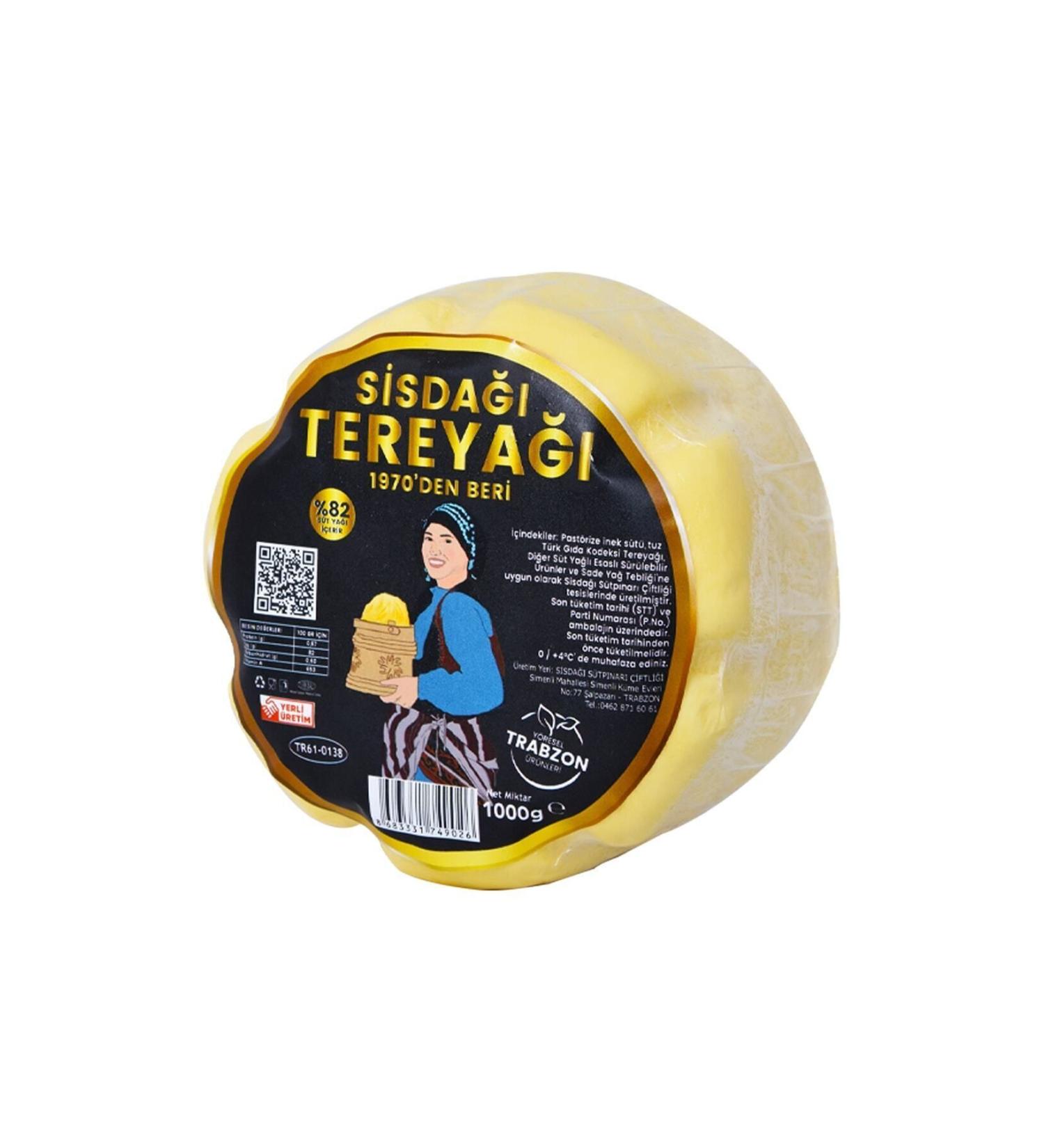 S SDA I S TPINARI FARM Trabzon Natural Churn Butter 1000gr