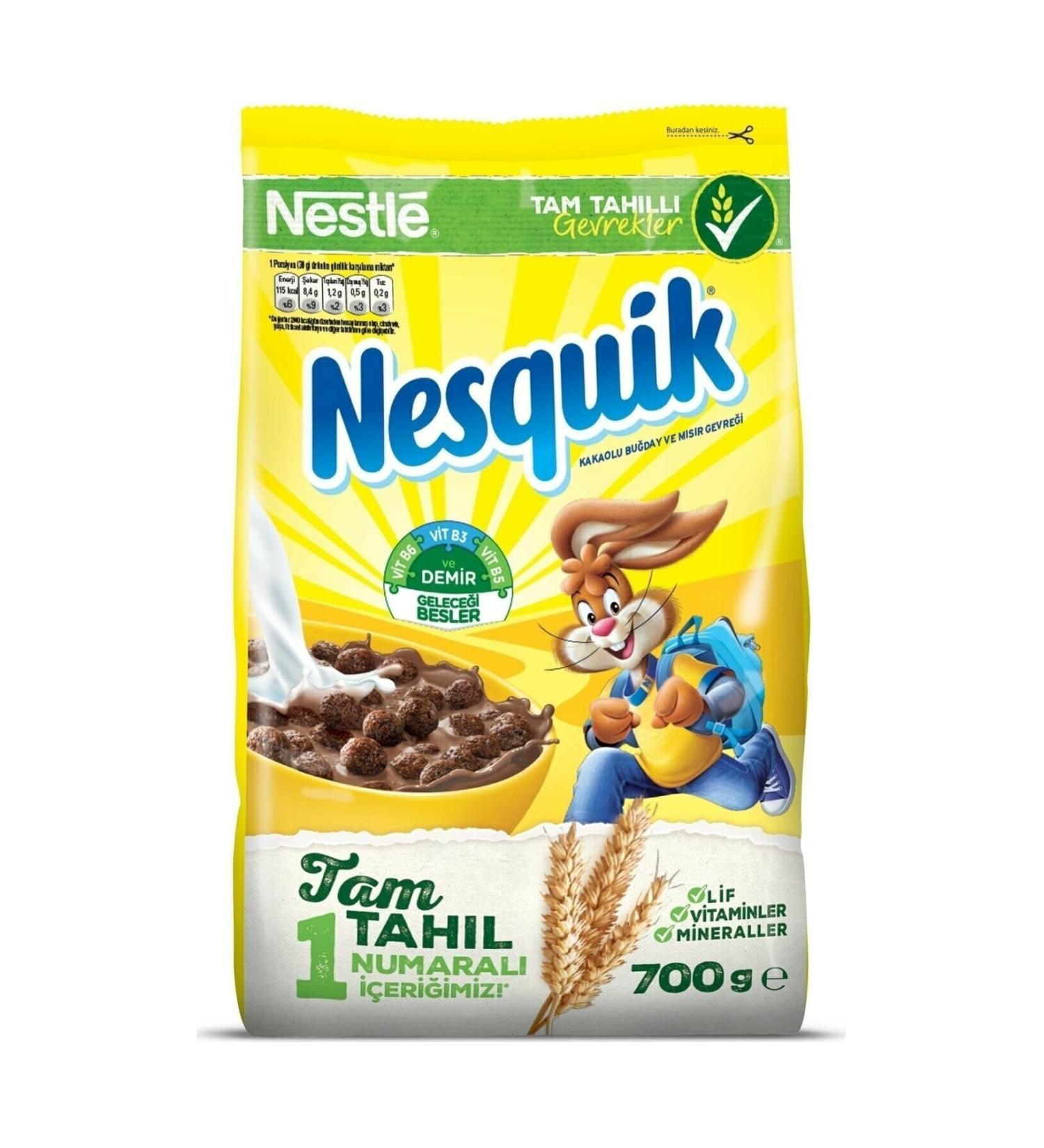 Nestle Nesquik Cocoa Wheat and Corn Flakes 700 gr