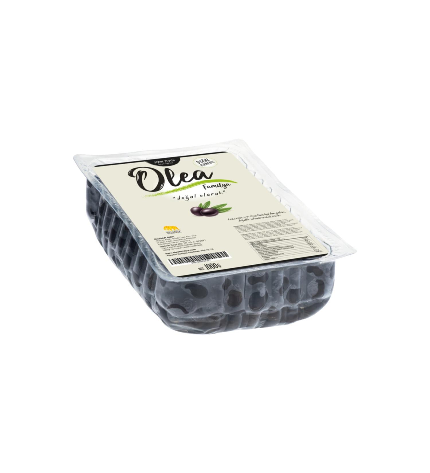Olea Family Oily Black Olives 1000 gr