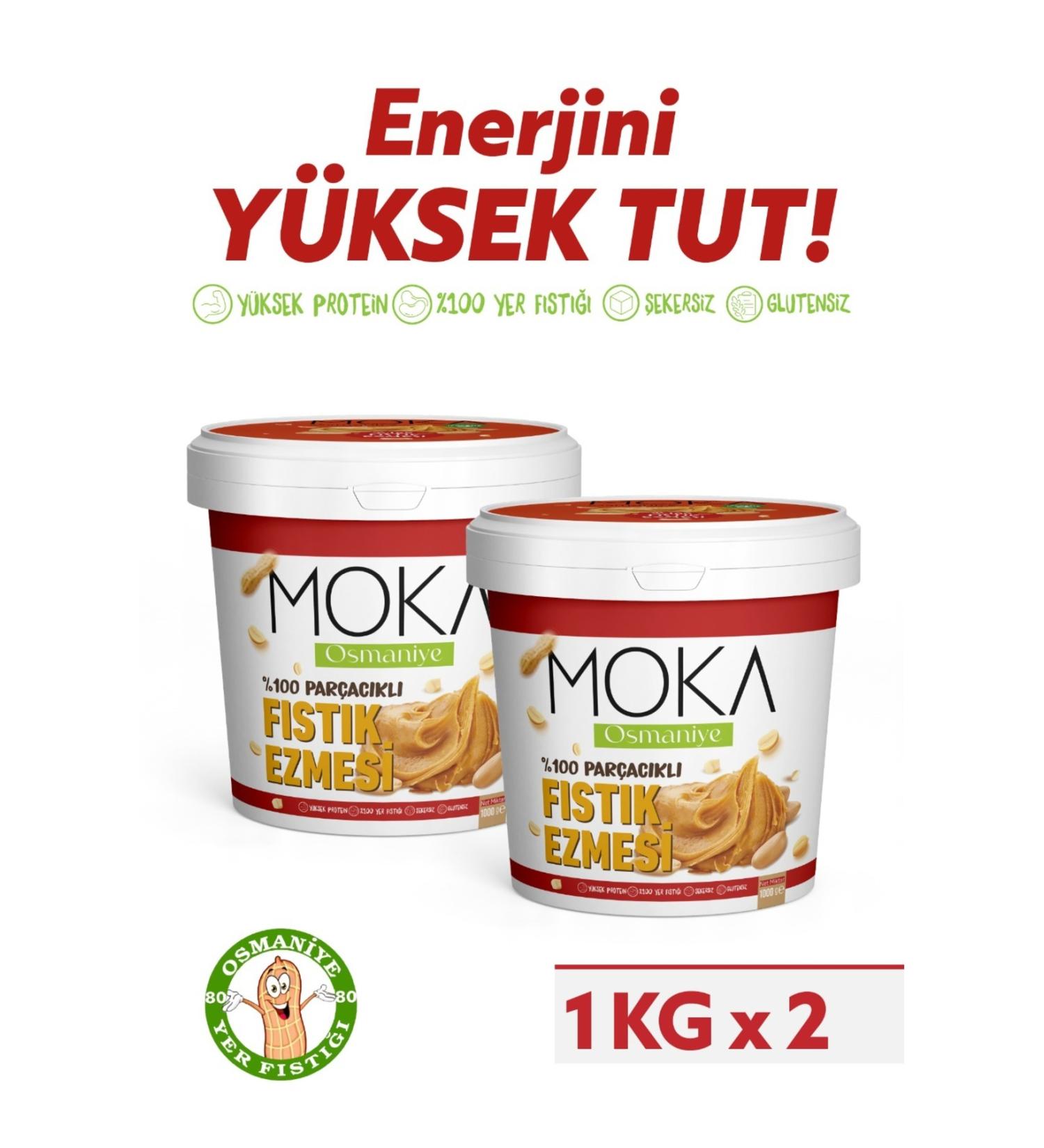 moka osmaniye 2x1kg Peanut Butter - Buy Online on GoSupps.com