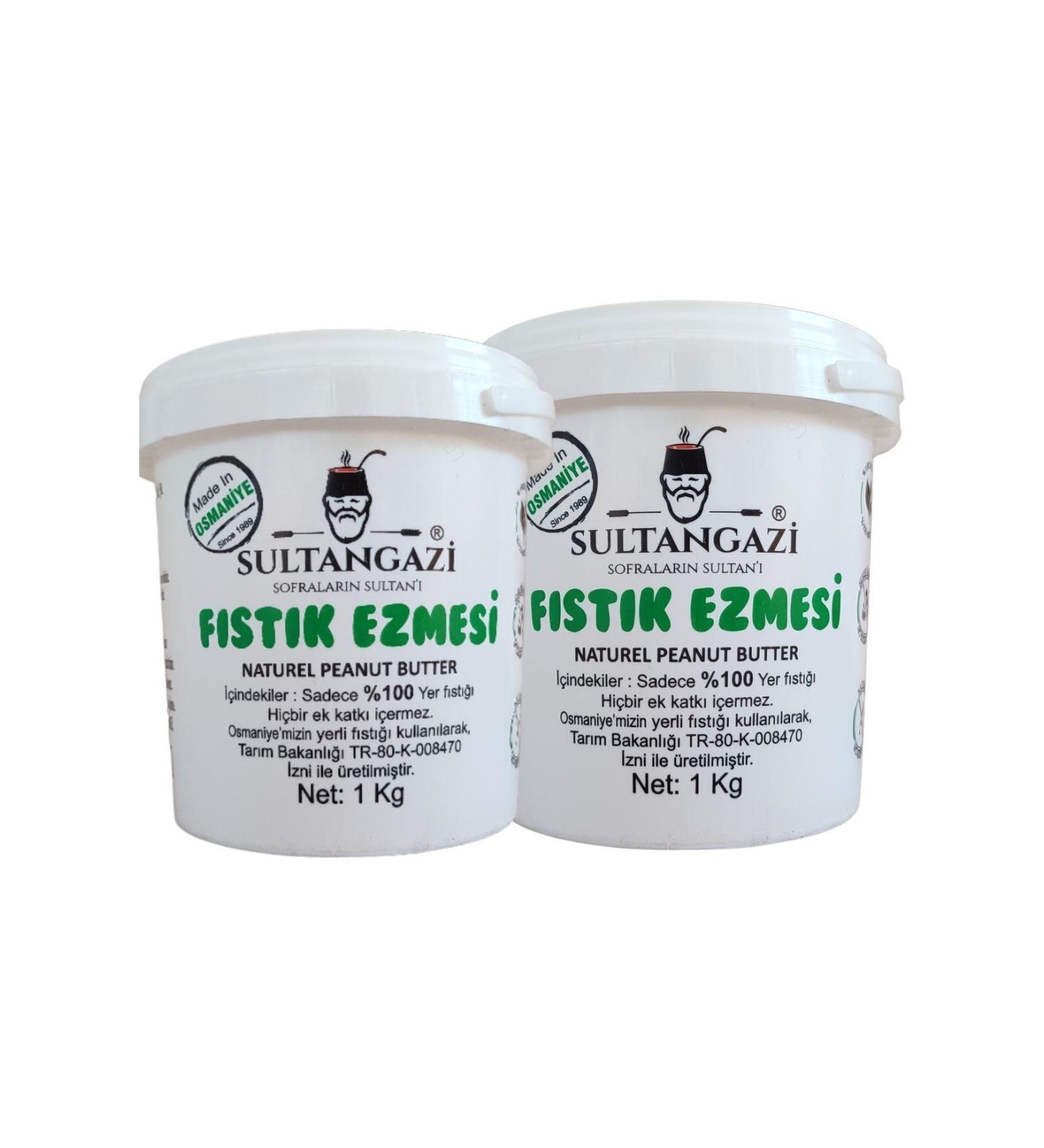 Sultan Gazi Peanut Butter (0 Peanuts) 2 Kg Plain