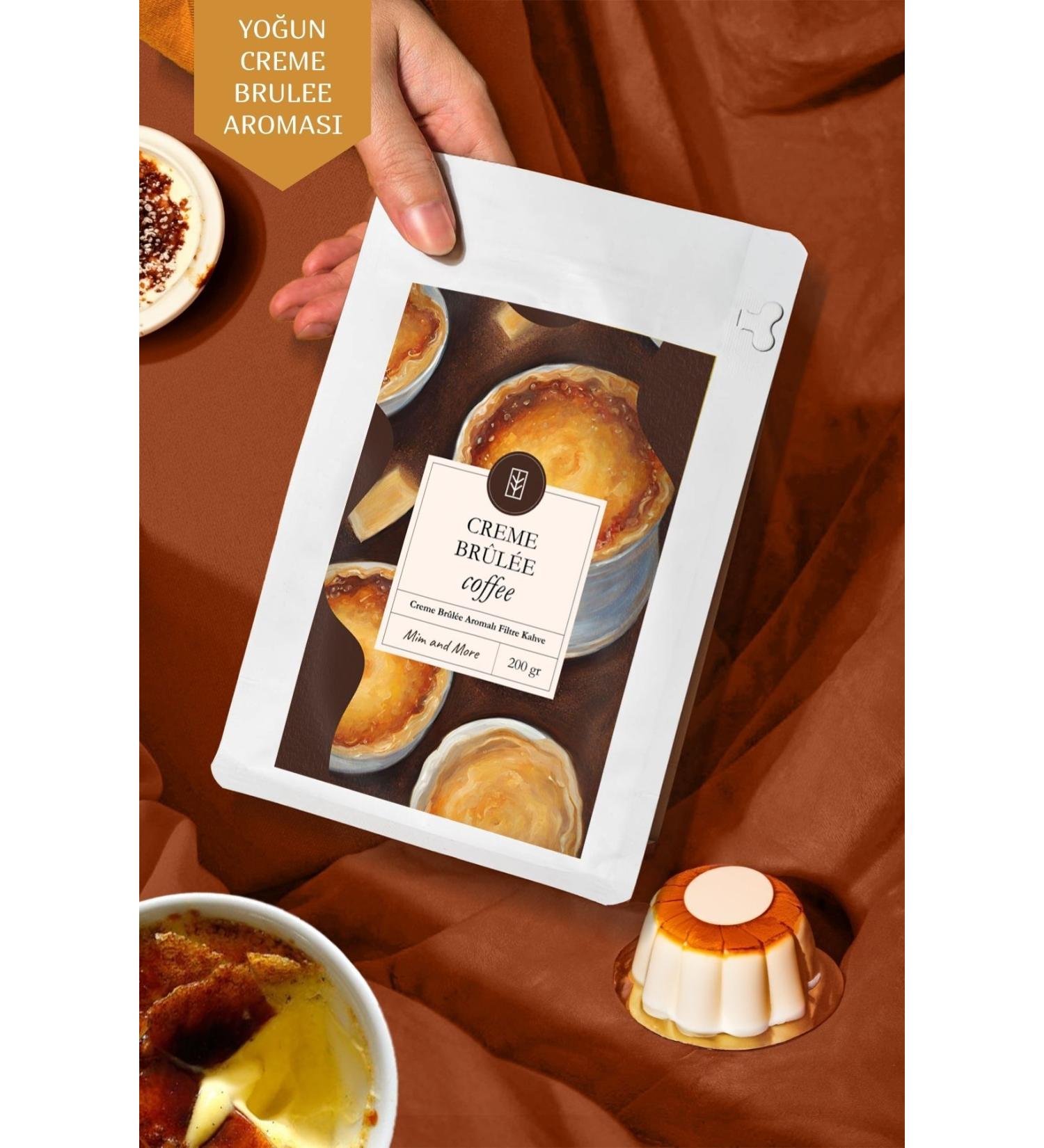 Mim and More Creme Brulee Coffee Creme Brulee Flavored Coffee Filter Coffee 200 Gr - Buy Online on GoSupps.com