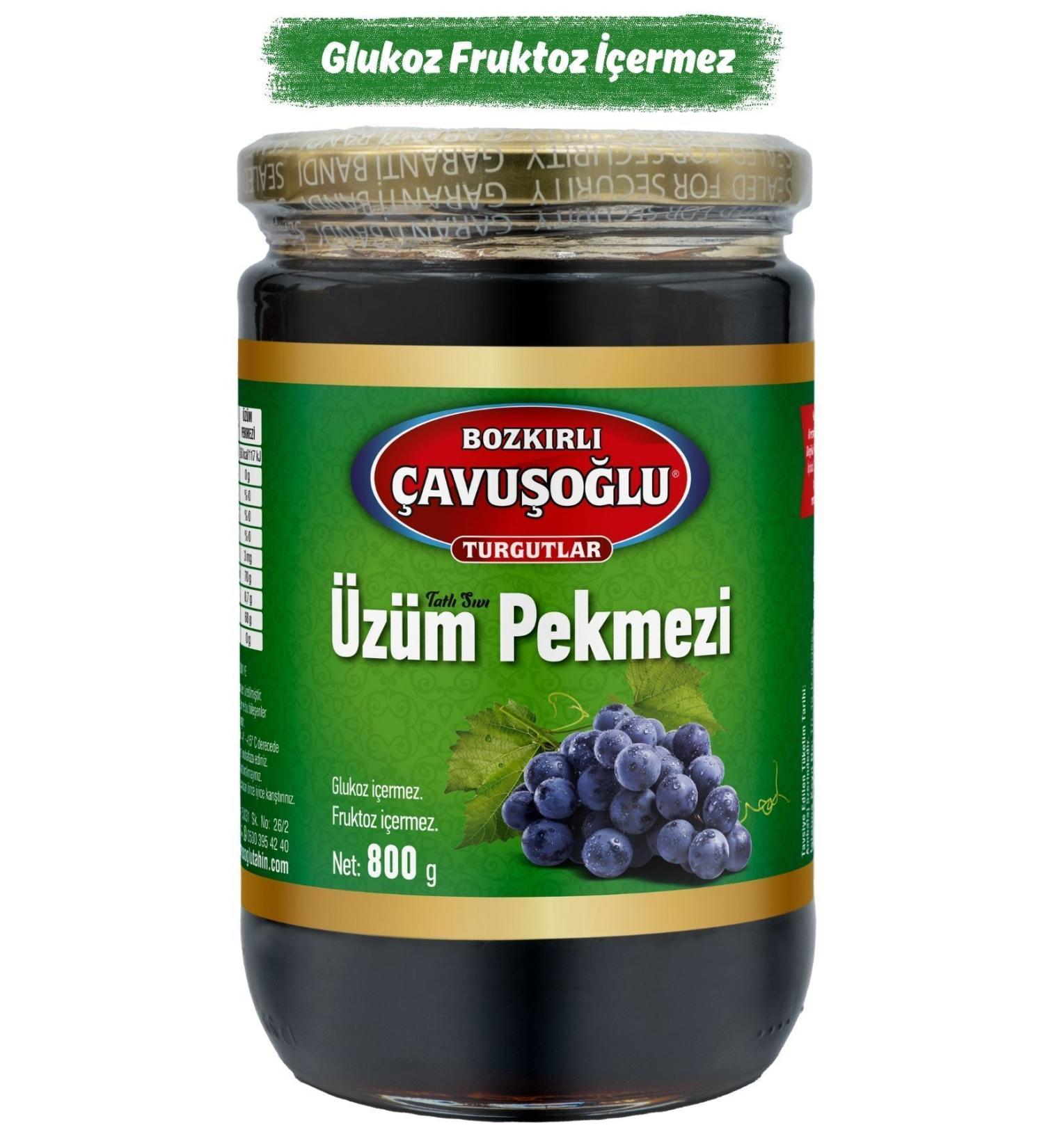 Bozkirli Cavusoglu Grape Molasses Glass Jar 800g - Buy Online on GoSupps.com