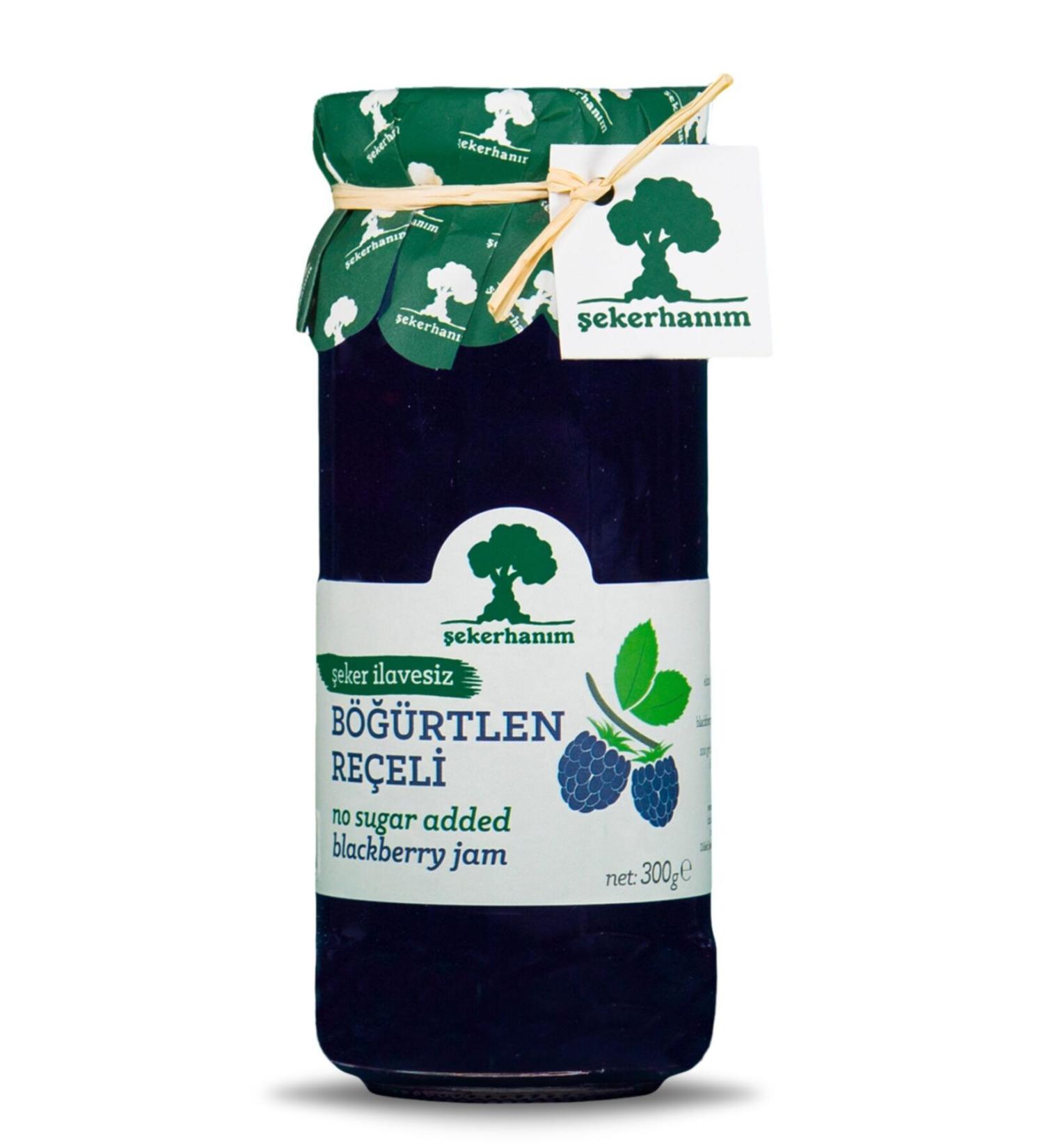 Sheker Hanim Blackberry Jam Without Added Sugar 300 gr