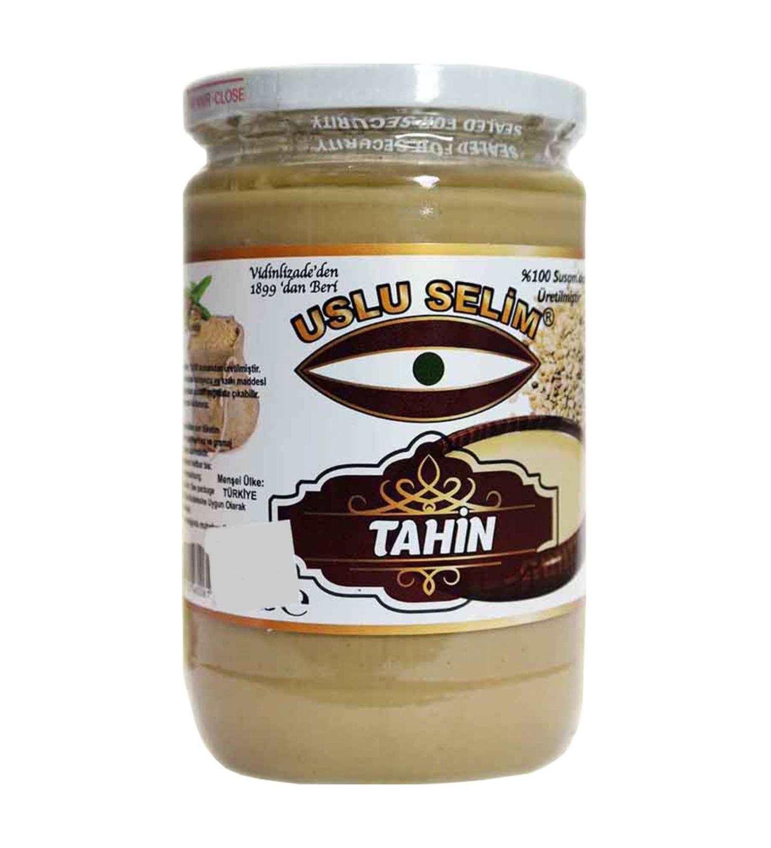 Uslu Selim Tahini Glass Jar 600 Gr. U ak Region