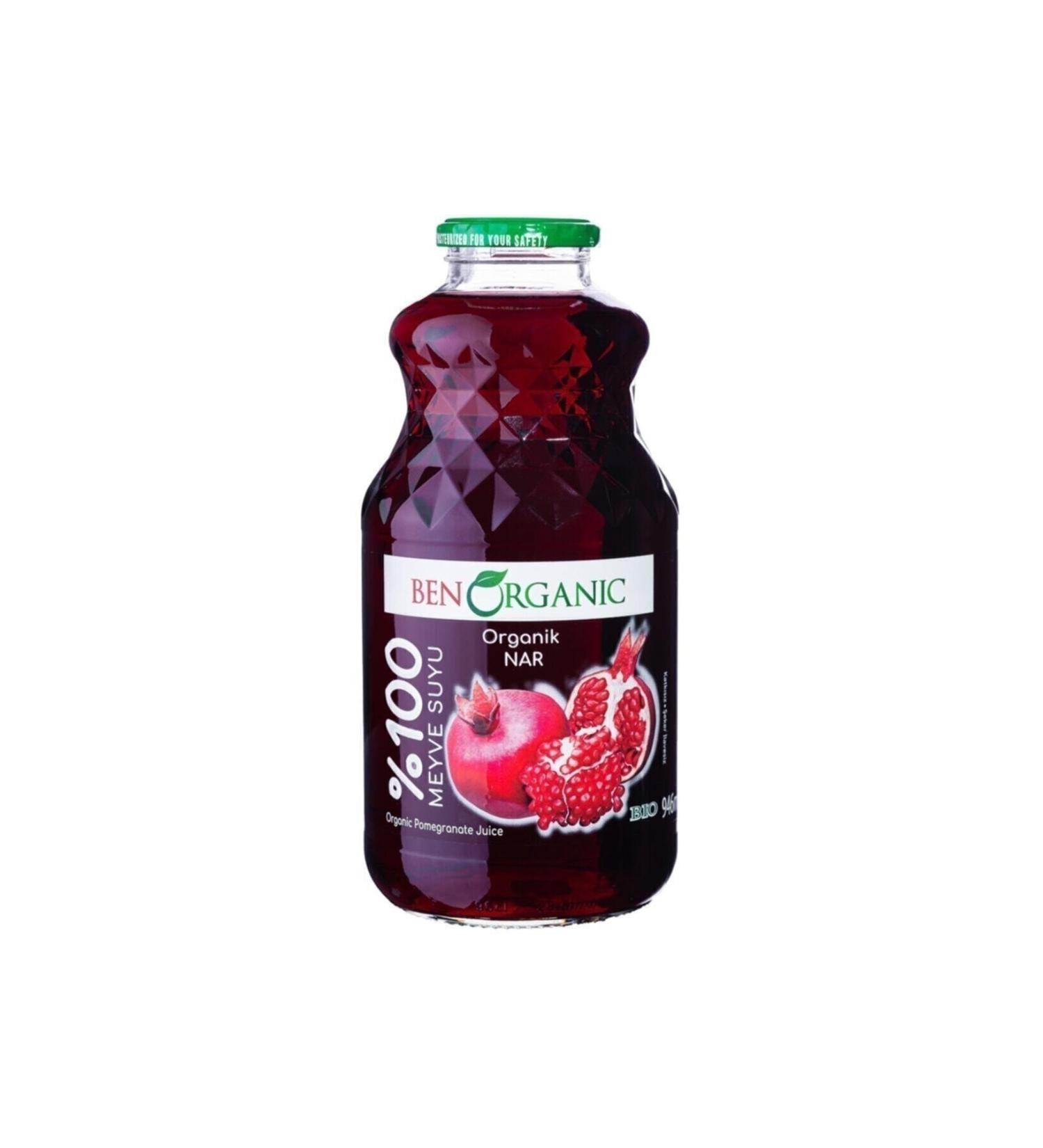 Ben Organic Ben Organic Pomegranate Juice 1000 ml - Buy Online on GoSupps.com