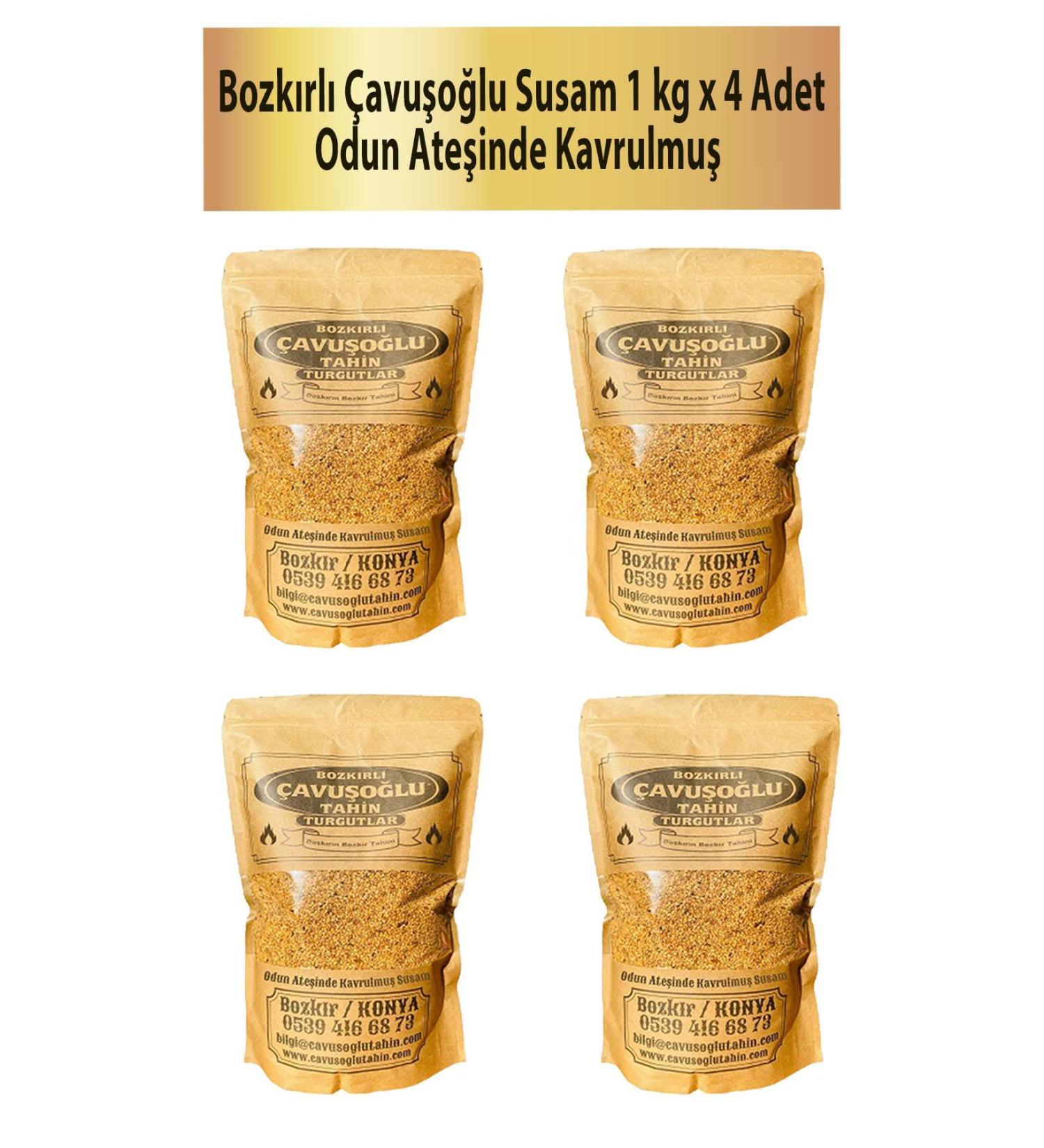 Bozk rl avu o lu Wood Fire Roasted Sesame 1 Kg x 4 Pieces