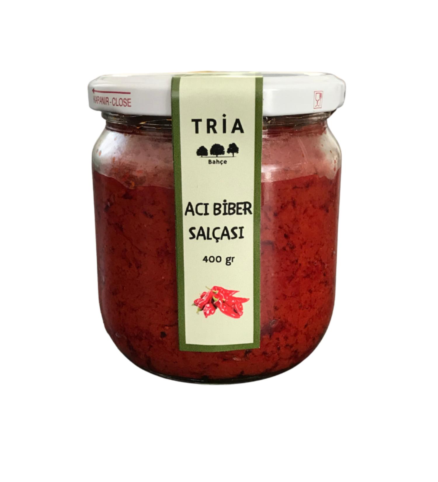 Tria garden HOME MADE HOT PEPPER PASTE 400 GR (SUN DRIED)