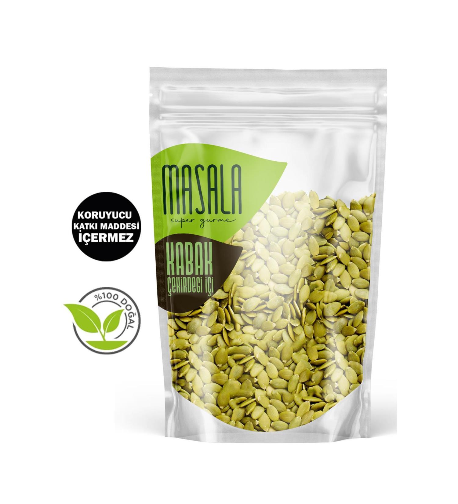 Super Gourmet Masala Raw Pumpkin Seed Kernels 1 kg. Raw Pumpkin Seed