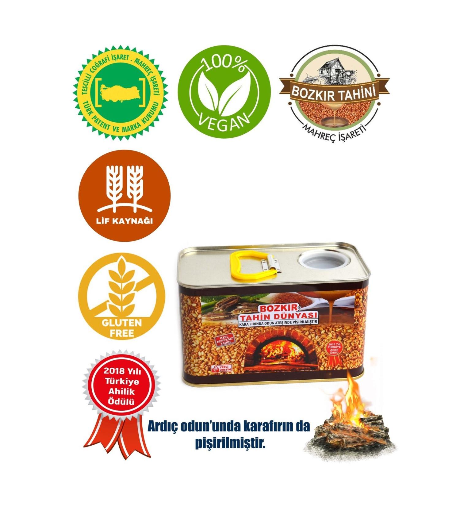 STEPPE TAHINI WORLD Steppe Tahini World Whole Wheat Steppe Tahini 800 Gr. Tin