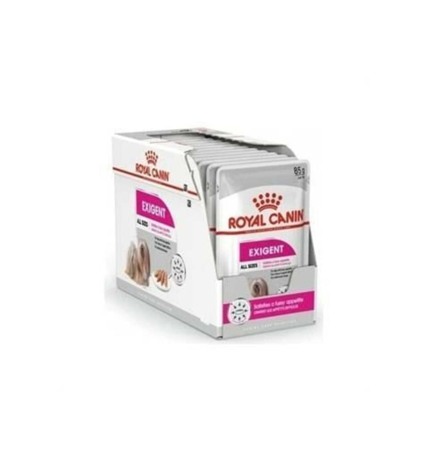 Royal Canin Ccn Exigent Loaf Pate Pouch Small Breed Adult Dog Canned Food 12 Pieces 85 Gr - Petshopu