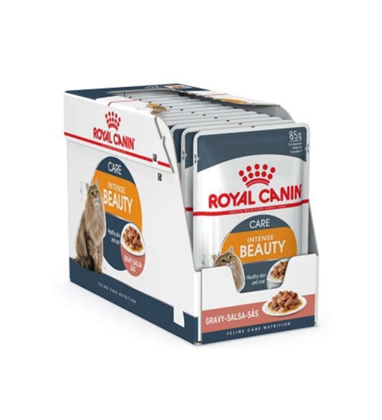 Royal Canin Gravy Intense Beauty Cat Food 85 Gr X 12 Pieces