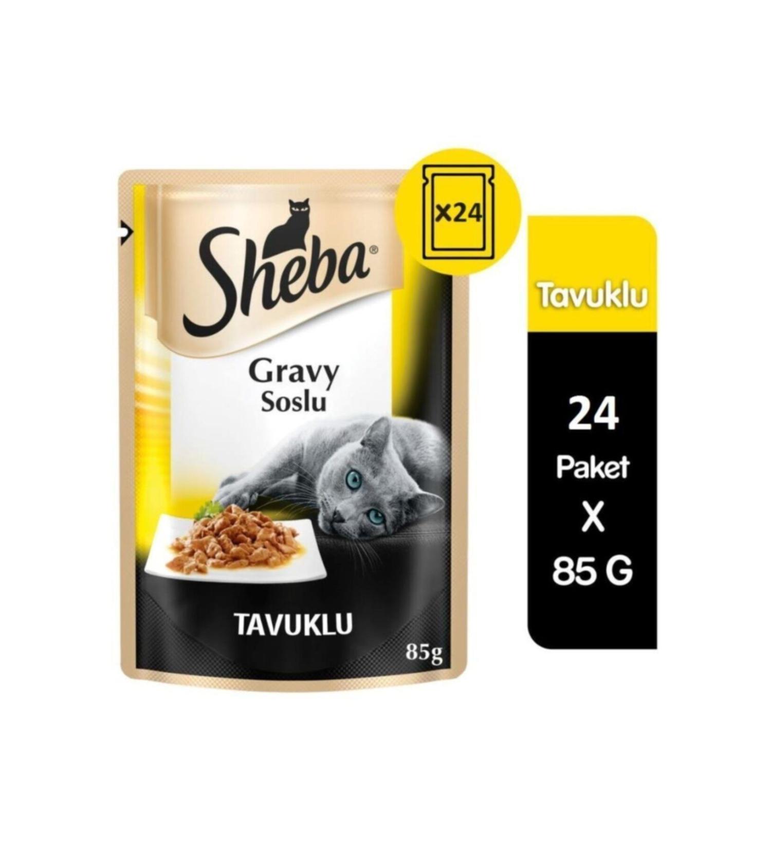 SHEBA Pouch Wet Cat Food Chicken 85 Gr 24 Pieces - Buy Online on GoSupps.com