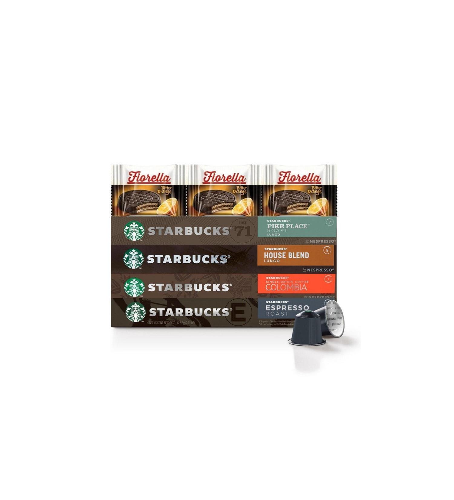 Starbucks Nespresso Compatible Aluminum Capsule Coffee Set 4x10