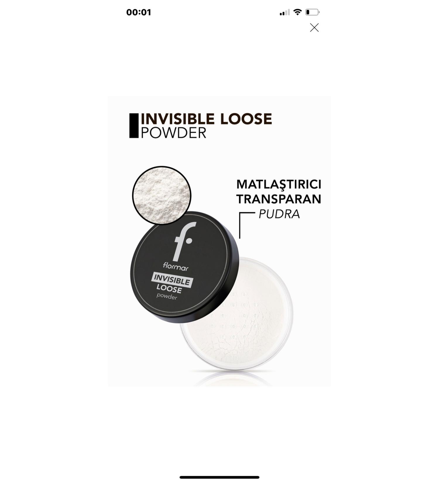 Flormar Invisbble Loose Powder Mattifying - Buy Online on GoSupps.com