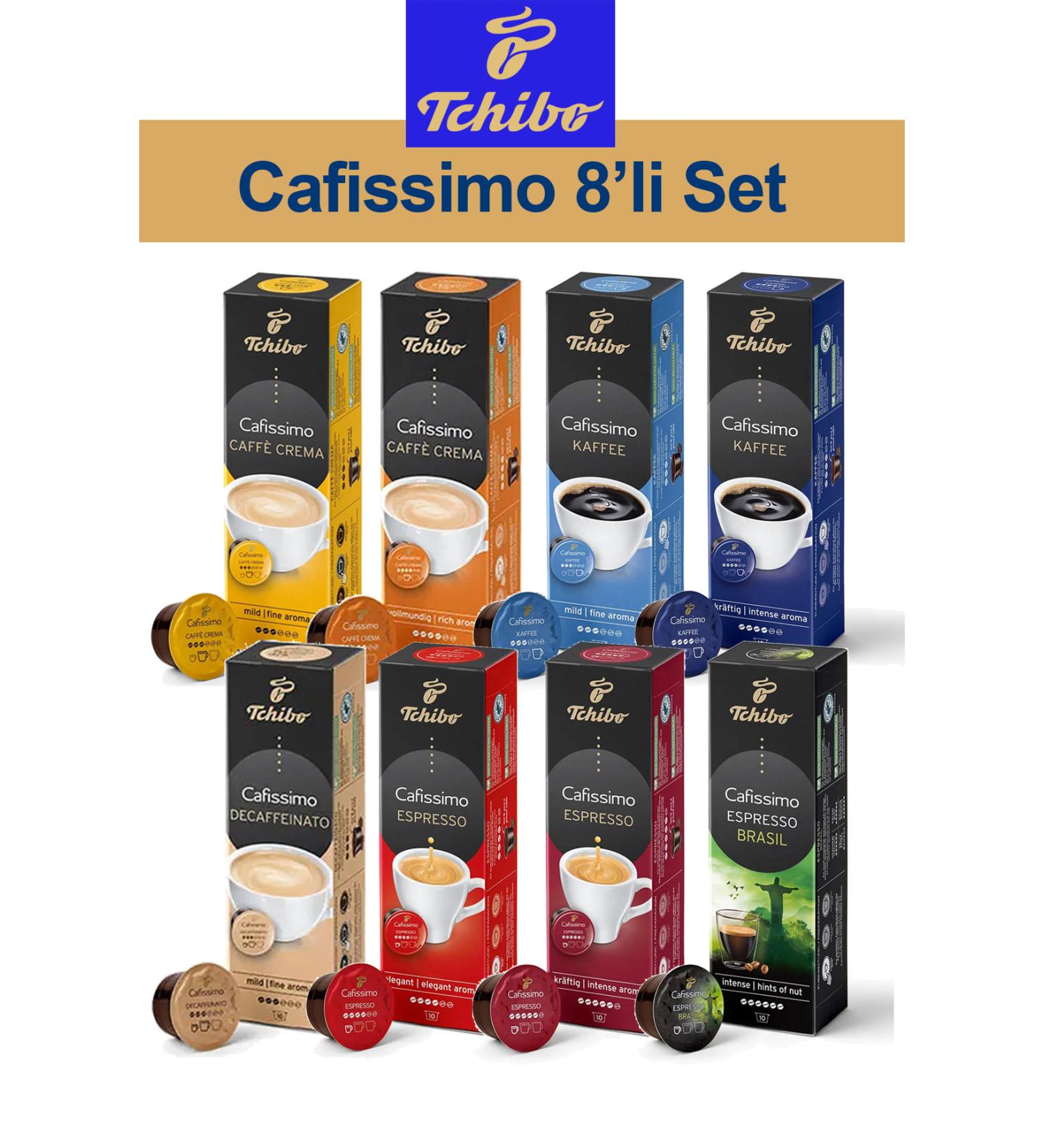 Tchibo Cafissimo 8-Piece Coffee Set 8x10 v3 - Buy Online on GoSupps.com