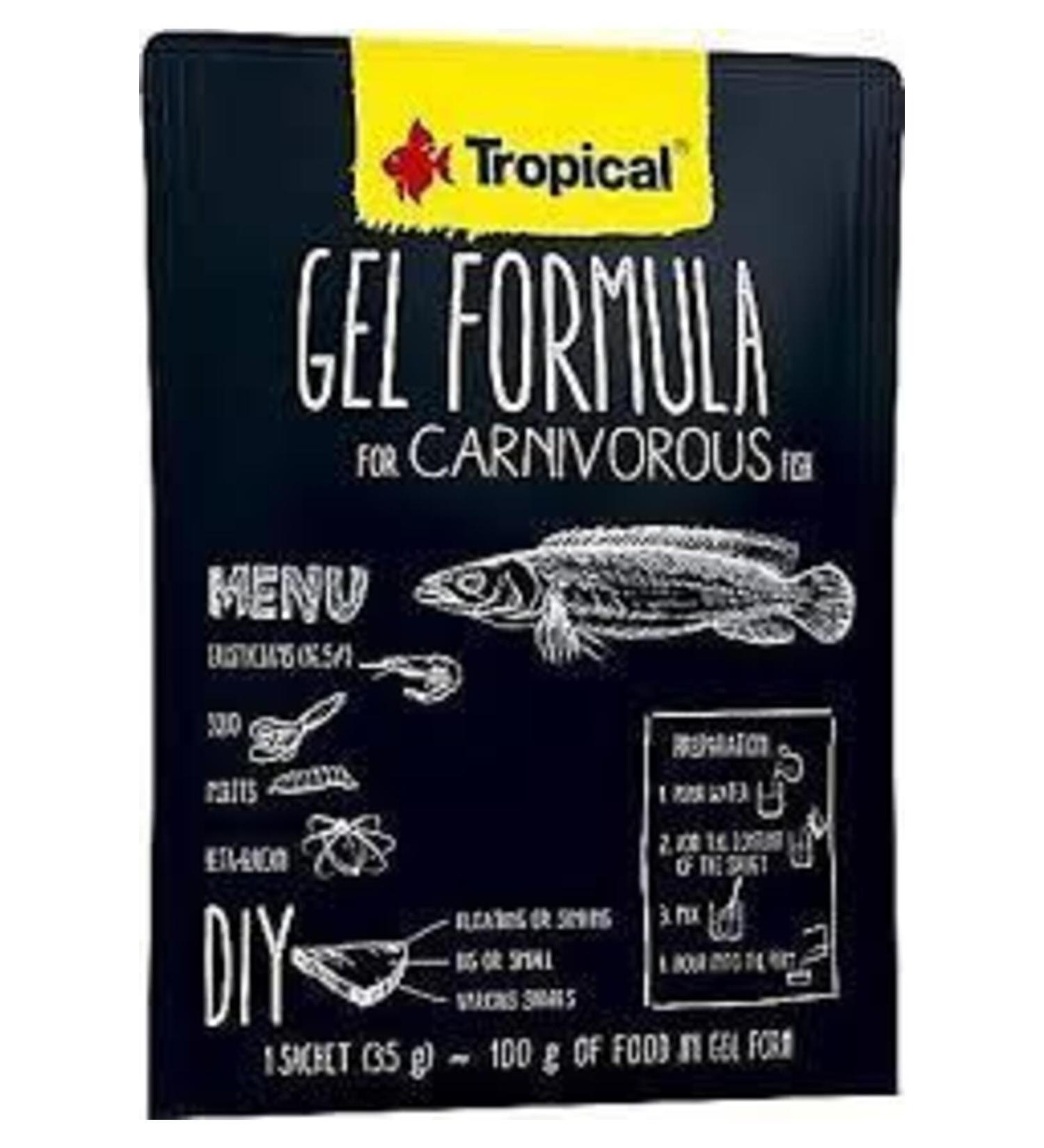 Tropical TROPICAL Gel Formula Carnivore 35gr / 330ml